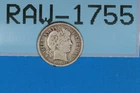 1912 10C LIBERTY HEAD BARBER SILVER DIME Early US Type RAW-1755