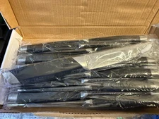 12ct Bon Chef S936 Gaucho Steak Knife 5" Solid Stainless Steel Blade Pointed Tip