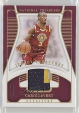 2021-22 Panini National Treasures Jersey Prime 10/25 Caris LeVert #JT-CLV s3g