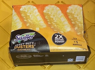 Swiffer Heavy Duty Dusters 17 Dusters 1 Handle (New) (Damaged Box)