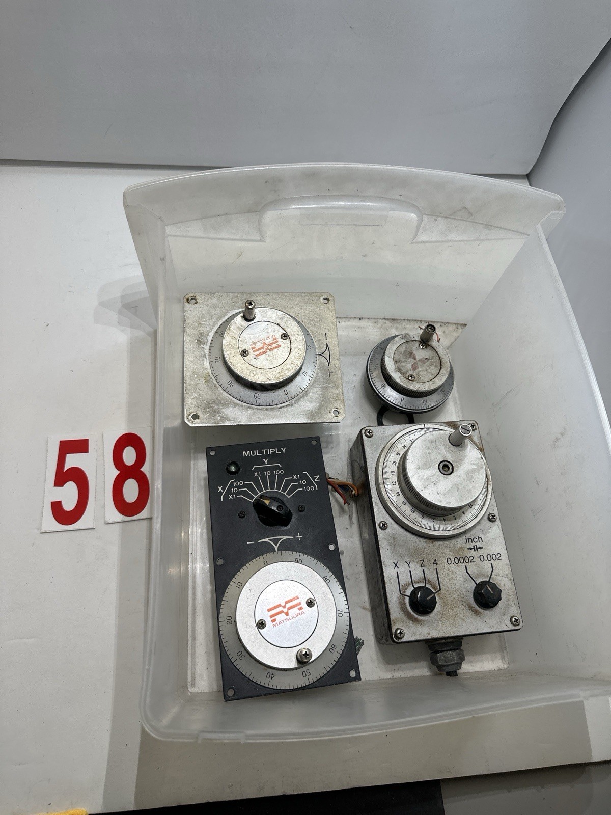 Lot of CNC Handwheel Pulse Generators – Matsuura, Mitsubishi – Used, Untested