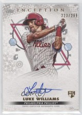 2022 Topps Inception Base Rookie and Emerging Stars /299 Luke Williams Auto ng3