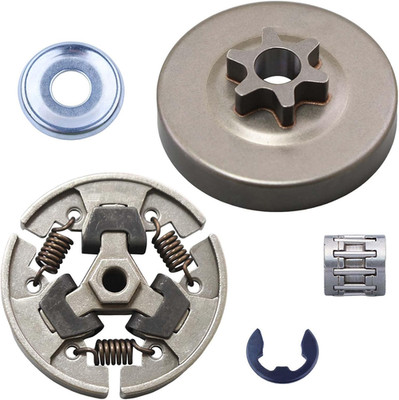 3/8'' Picco 6T Clutch Drum Spur Sprocket Bearing Kit for Stihl MS192T MS193T MS19