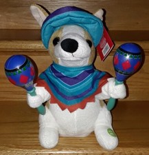 Animated Mariachi Chihuahua Puppy Singing "Macarena" Plush Dog Shaking Maracas