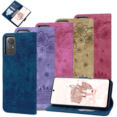 Hülle für Xiaomi Redmi Note 12 11 Poco X3 X4 M4 Pro Leder Flip Handy Tasche Case