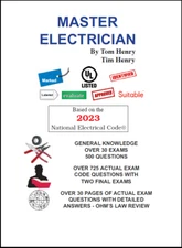 2023 Master Electrician Exam Questions & Answers by Tom Henry