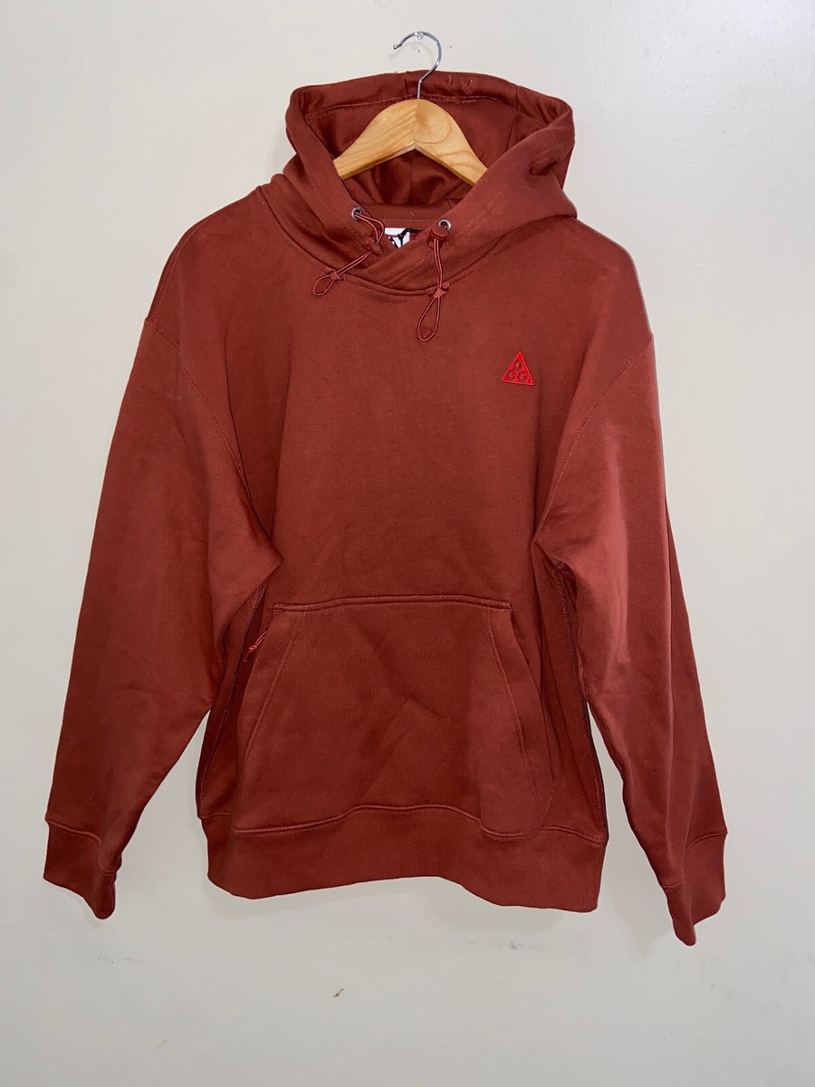 nike acg hoodie red