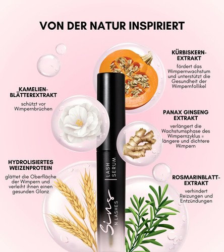 SINS 'N LASHES Serum Wimpern Booster Wimpernpflege + Verlängerung - Bild 4 von 6