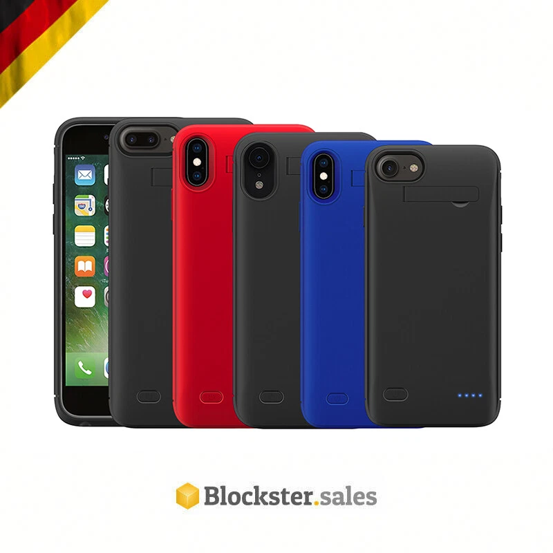🔥 iPhone Akku-Schutzhülle Powerbank 5200 - 6200 mAh - iPhone 6 - 14 Pro Max !!!