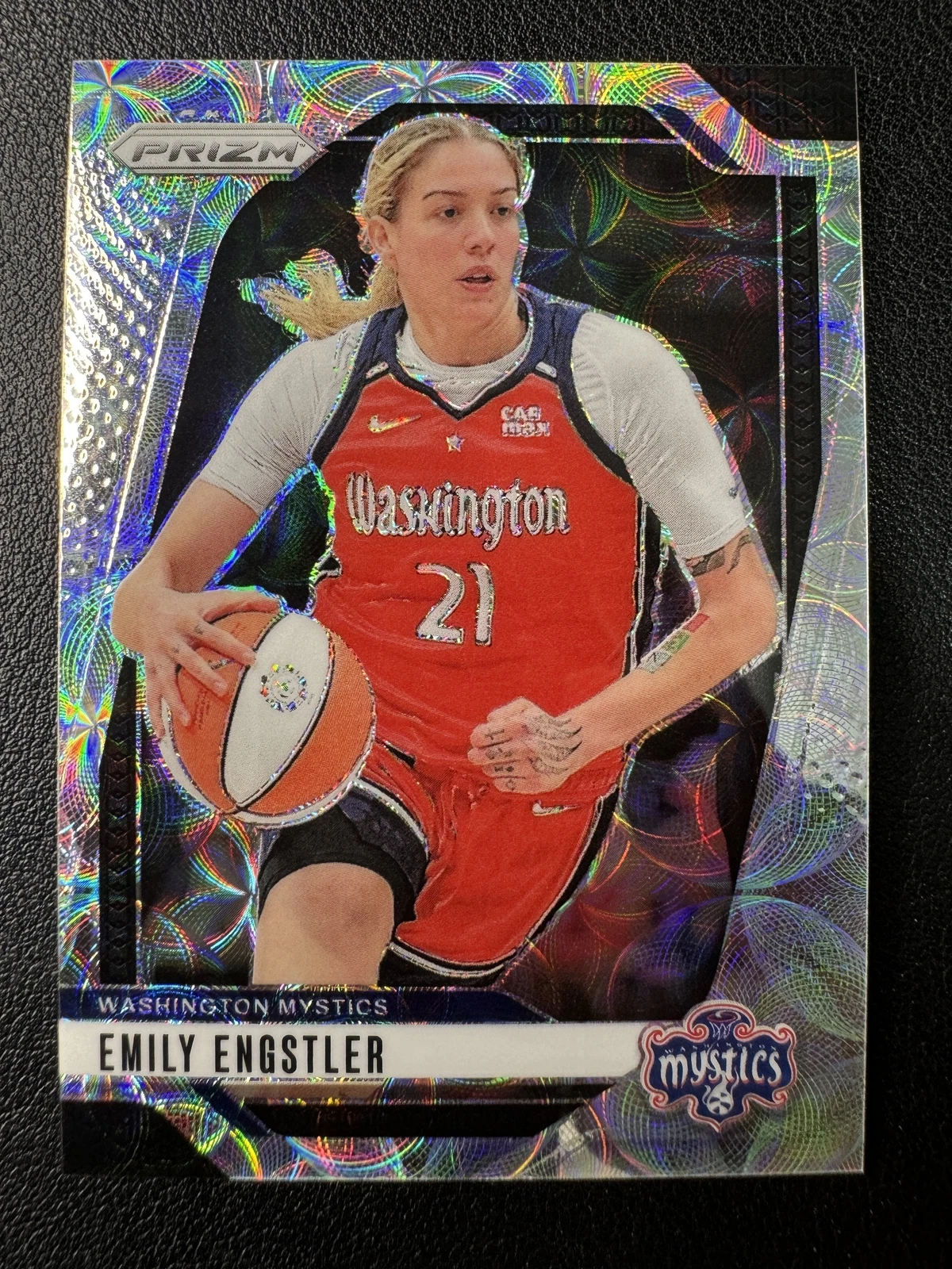2024 WNBA Prizm Emily Engstler Scope 63/99 Mystics FJ1ST