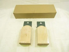 ORNAMENTAL MOULDING COLUMN NEWEL POST SOLID MAPLE BALUSTER BLOCK BASE(LOT OF 4)