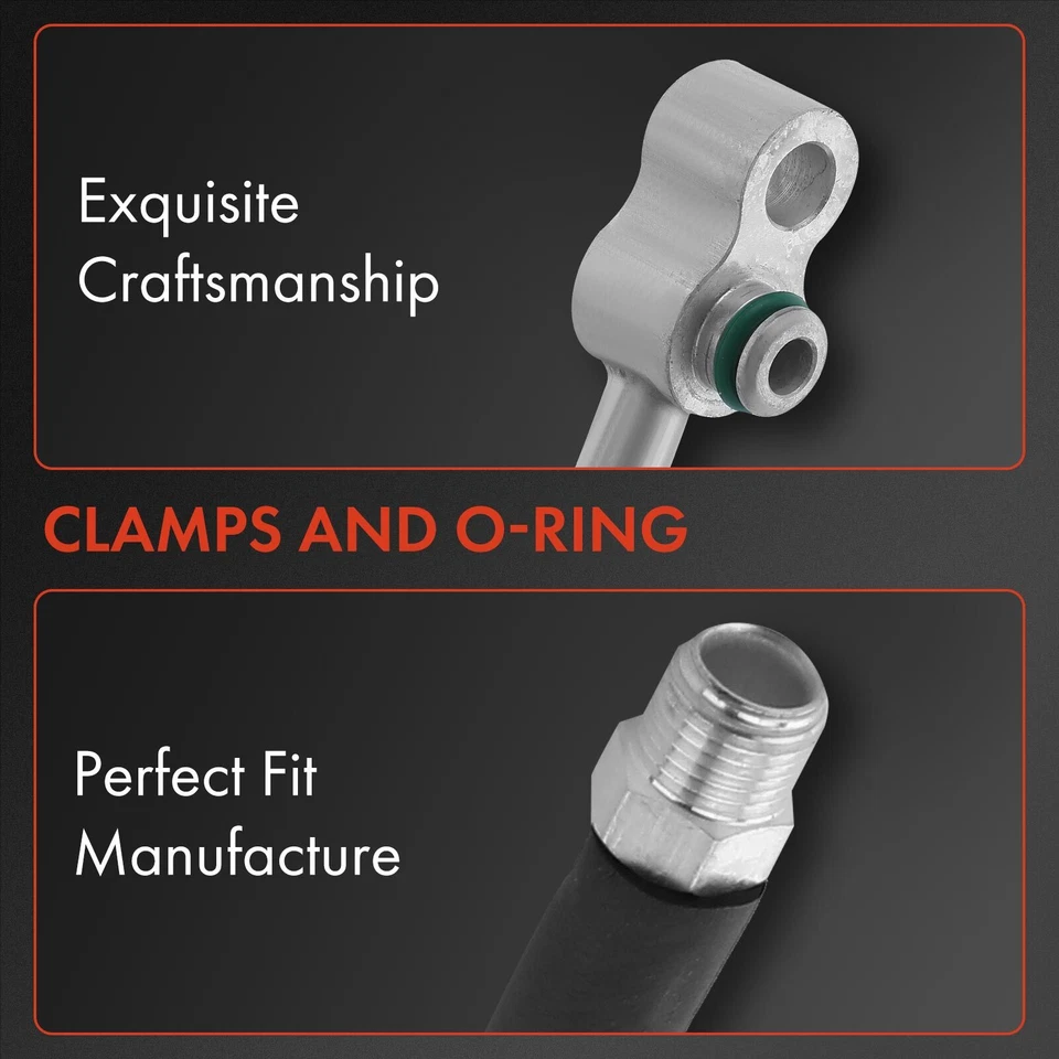 Nova mangueira líquida refrigerante AC para Honda Civic del Sol 1995 1996 1997 L4 1.6L - Imagem 3 de 4
