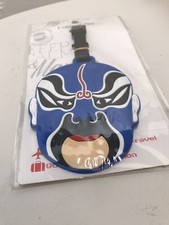 Luggage Tag. Mexican Wrestler Mask. NEW UNOPENED