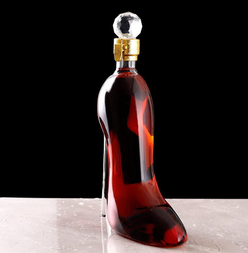 Unique High Heel Stiletto Whiskey Decanter for Liquor.750 ML. Gift.