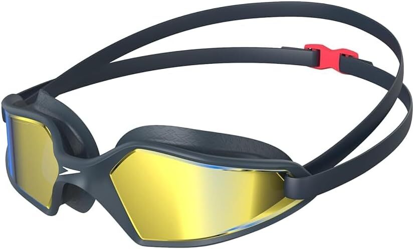Speedo Hydropulse Mirror Occhialini Unisex Adulto Navy/Oxid Grey/Blu