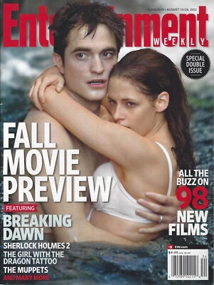 Kristen Stewart Robert Pattinson Twilight Entertainment Weekly 8/26/2011