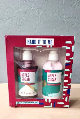 New Target Beauty Hand Soap Lotion Gift Set Apple Sugar 8.1 fl oz Each 