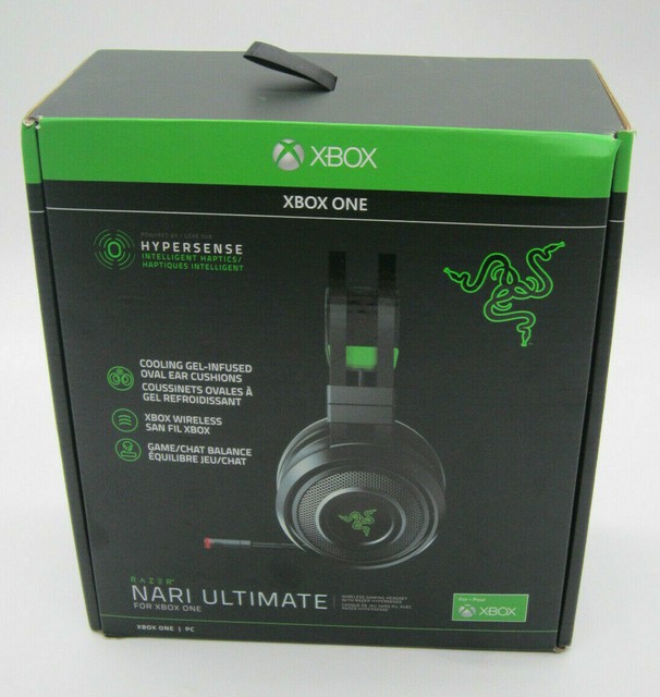 Razer Nari Ultimate for Xbox One Wireless 7.1 Surround Sound Gaming Headset - Black/Green for 