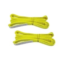 2PK 1"X6' Web Sling Lift Tow Strap Heavy Duty Rigging Moving Straps 3200LBS 5:1