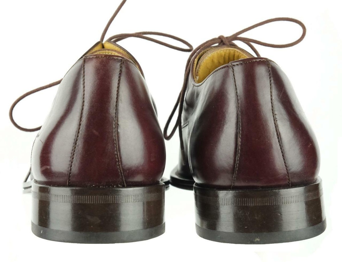 Mezlan Mens Linosa Bicycle Toe Oxford Dress Shoes Oxblood Brown Leather size 12 Mezlan Linosa Men main image 3