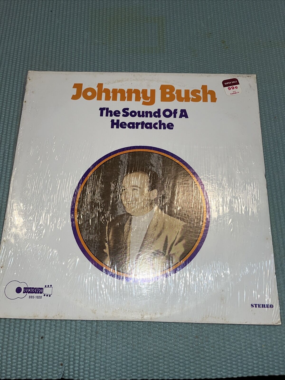 Johnny Bush – Sound Of A Heartache - VINYL RECORD LP, Still Sealed In Plastic