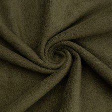 Olive Solid Anti Pill Fleece Fabric - 60" Wide - Sold by The Yard Bolt