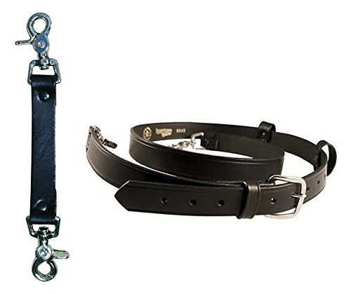 Boston Leather Bundle Anti-Sway Strap for Radio Strap, Firefighter's Radio Strap