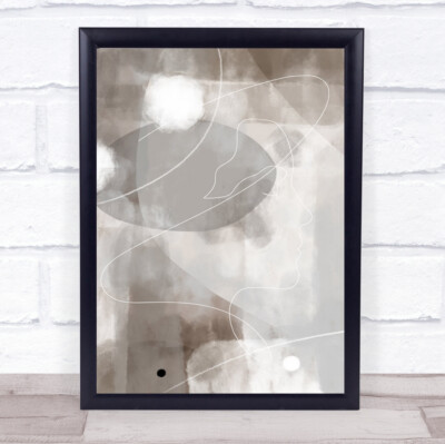 Profil Gesicht Illustration Linien Linie Textur Abstrakte Formen Wandkunstdruck