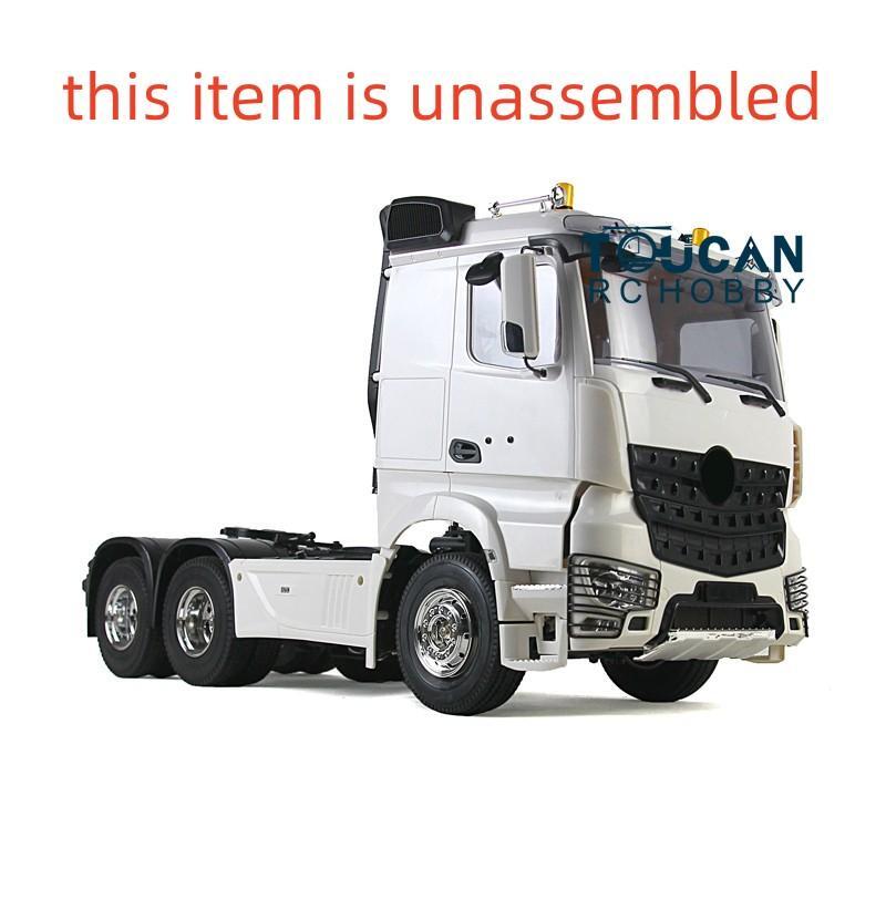 TOUCANRC 1/14 Scale 3-Axle Low Top Tractor Truck with Remote Control Kit 140427