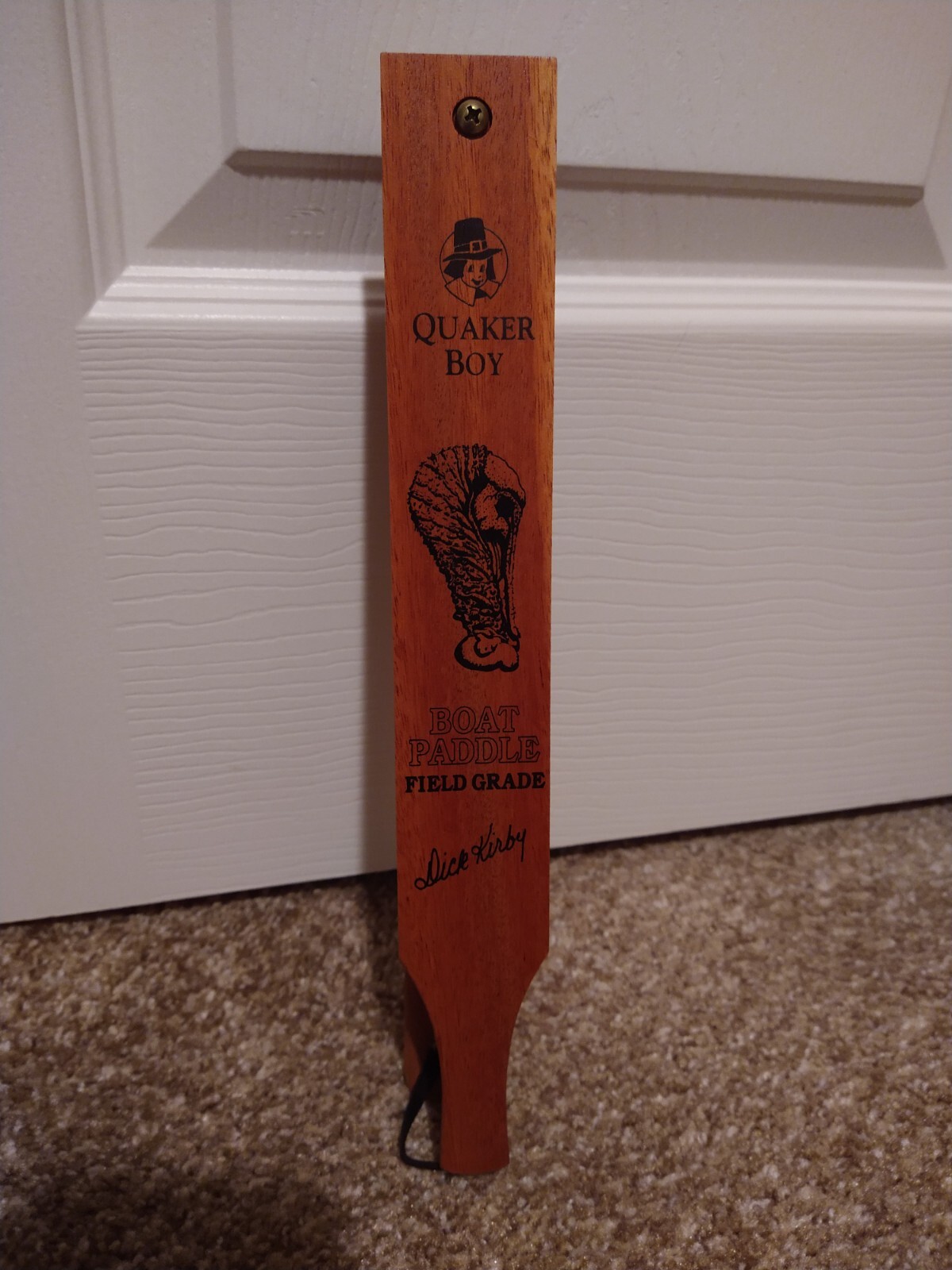 Quaker Boy Game Calls Dick Kirby Field Grade Boat Paddle Turkey Box
