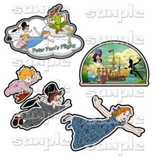 Disney Peter Pan 5 pc nn Premade Scrapbook Page Paper Piece die cut