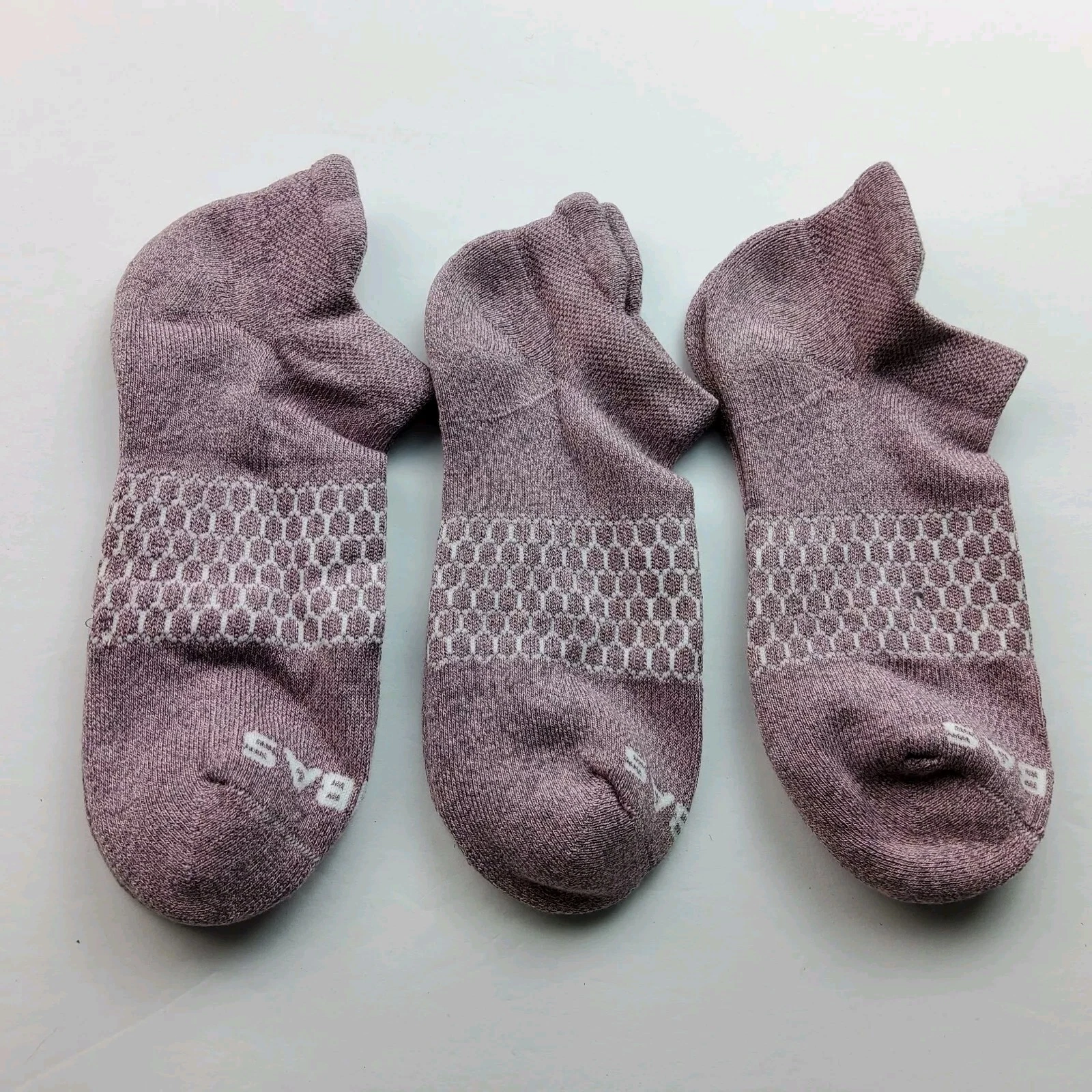 Bombas Original Marled Ankle Socks Lot Of 3 Pairs Size M