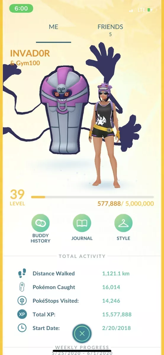 Desapego Games - Pokémon GO > CONTA POKEMON GO LVL 39, MUITOS SHINYS,  LENDARIOS E 100%IV