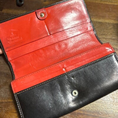 Vivienne Westwood Long Wallet Orb Skull Star Genuine Leather Vivienne Westwood Long Wallet Orb Skull Star Genuine Leather