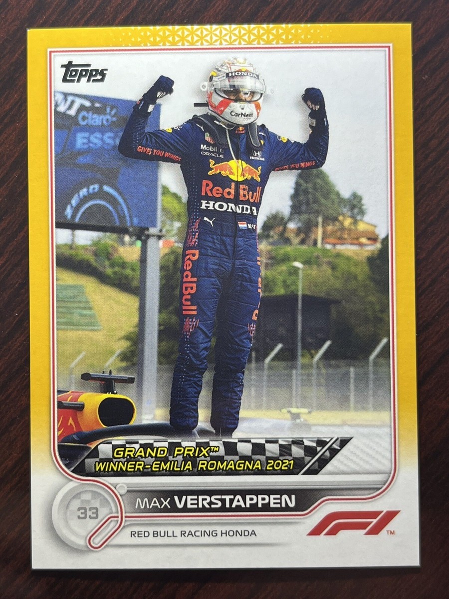 通算40勝記念パッケージ　マックス・フェルスタッペン 2022 Topps Formula 1 F1 Max Verstappen Grand Prix Winners Gold