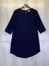 BB Dakota Navy Blue Scoop Neck 3/4 Sleeve Dress Women’s XS-10413