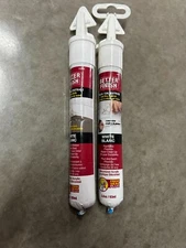 NEW 2-pack lot Hyde Tools 2.8 Oz Better Finish Fast Dry paintable white Caulk