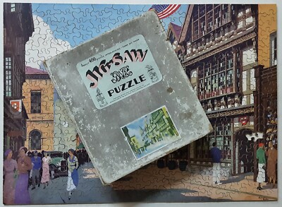 Holzpuzzle Bilderpuzzle Stratford upon Avon GWR Chad Valley Vintage