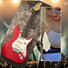 GFA Sumo Cyco Band Singer * SKYE SWEETNAM * Signed Electric Guitar PROOF S1 COA