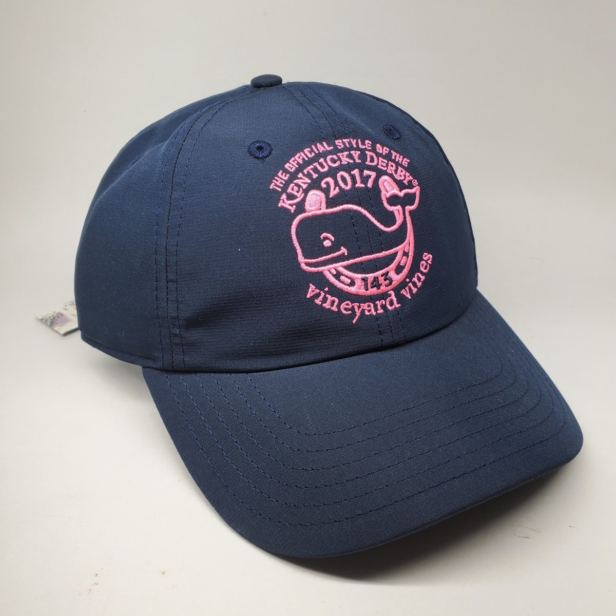 Vineyard Vines Kentucky Derby Hat Cap Mens Womens Blue Pink
