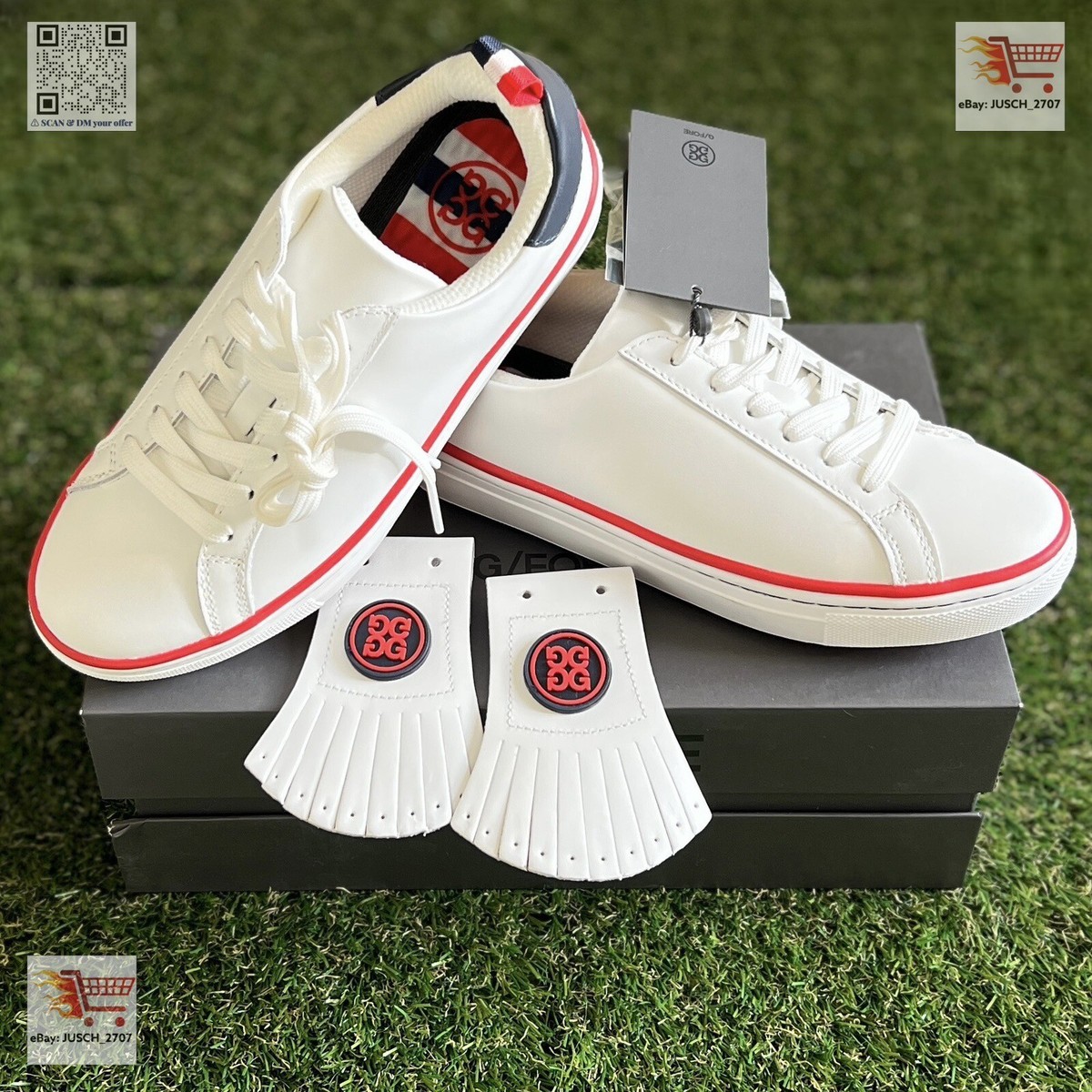 G/Fore G4 Fore USA Kiltie Disruptor Golf Shoe Sneaker ⛳️ Ladies