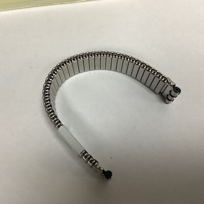 2 pièces bracelet de montre lien en acier inoxydable extrémité courbée 19mm