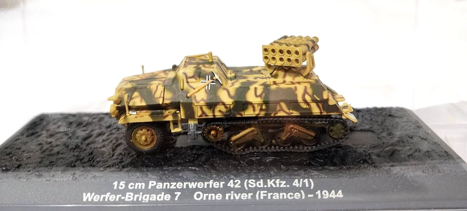 WW2 Combat Tanks Werfer-Brigade 7. Orne river (France) - 1944 Tank Collection T2 - Image 2 of 3