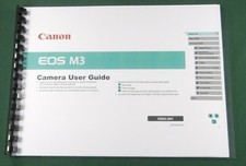 Canon EOS M3 Instruction Manual: Full Color  Protective Covers 