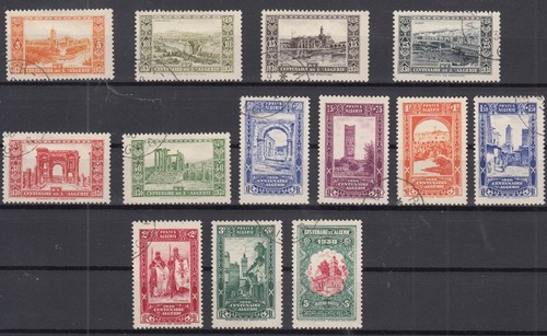 RI25456/ FRENCH ALGERIA – Y&T # 87 / 99 COMPLETE USED SIGNED – CV 220 $