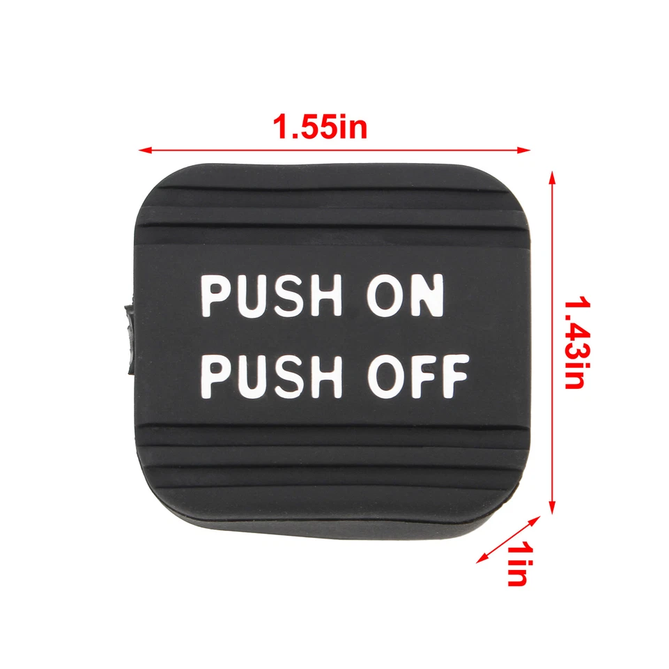 Pastilla de pedal de freno de emergencia de estacionamiento apta para Nissan 04-16 Altima Titan Rogue Quest Foto 2 de 4