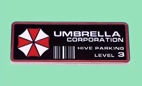 Gaming - Resident Evil "Umbrella Corporation" level 3 enamel pin - Free AU Post - Picture 4 of 5