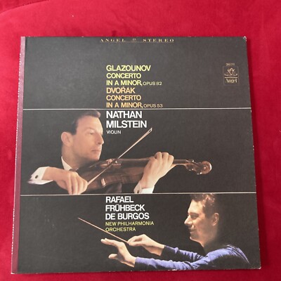 LP Milstein Frühbeck de Borgos GLAZOUNOV A Minor, Op  82 / A Minor, Op  53