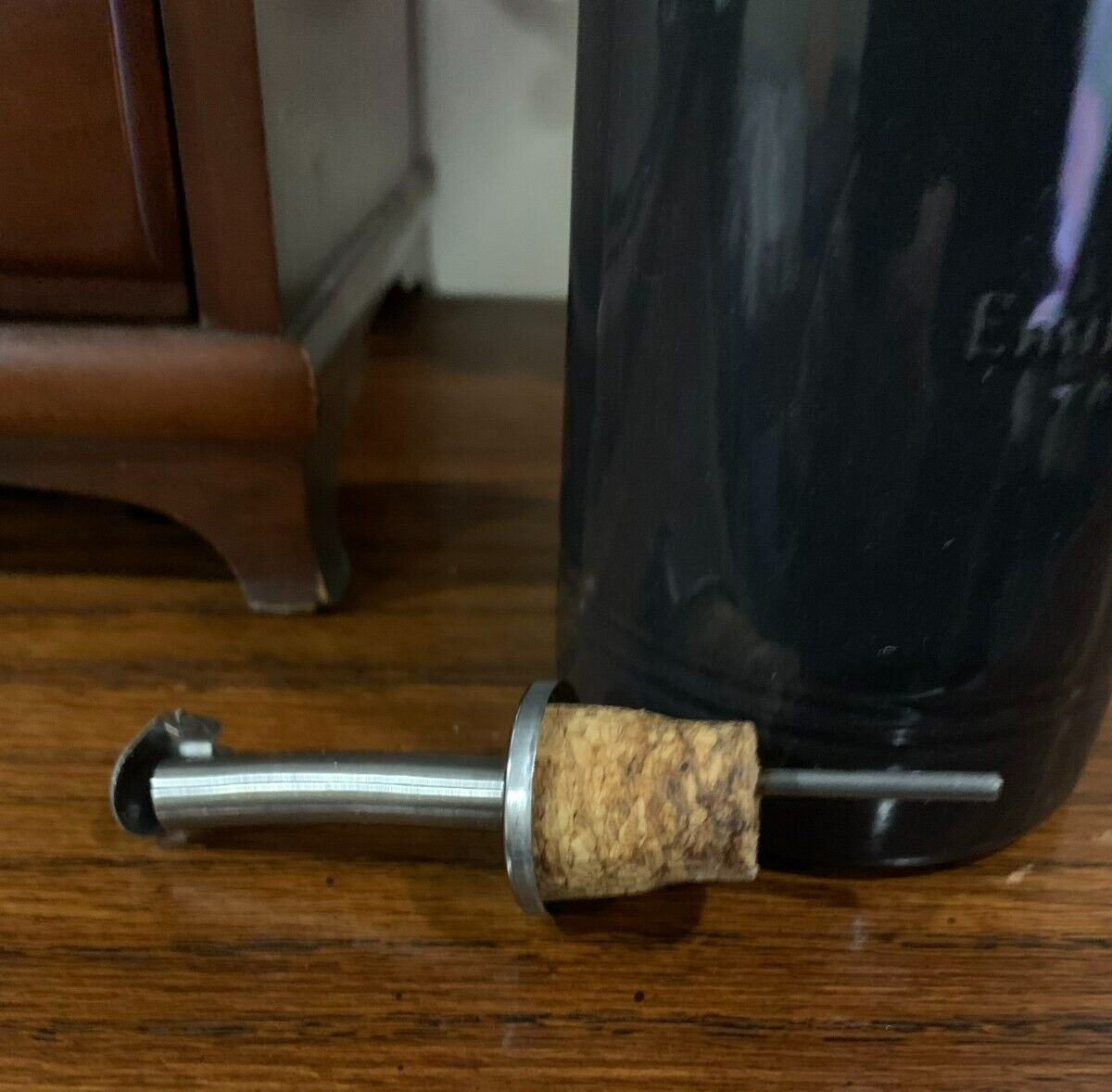 Emile Henry Oil Cruet Charcoal Grey