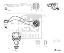 FEBI BILSTEIN 185583 Querlenker für BMW